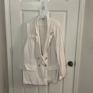 White Oversized Blazer, 3X
